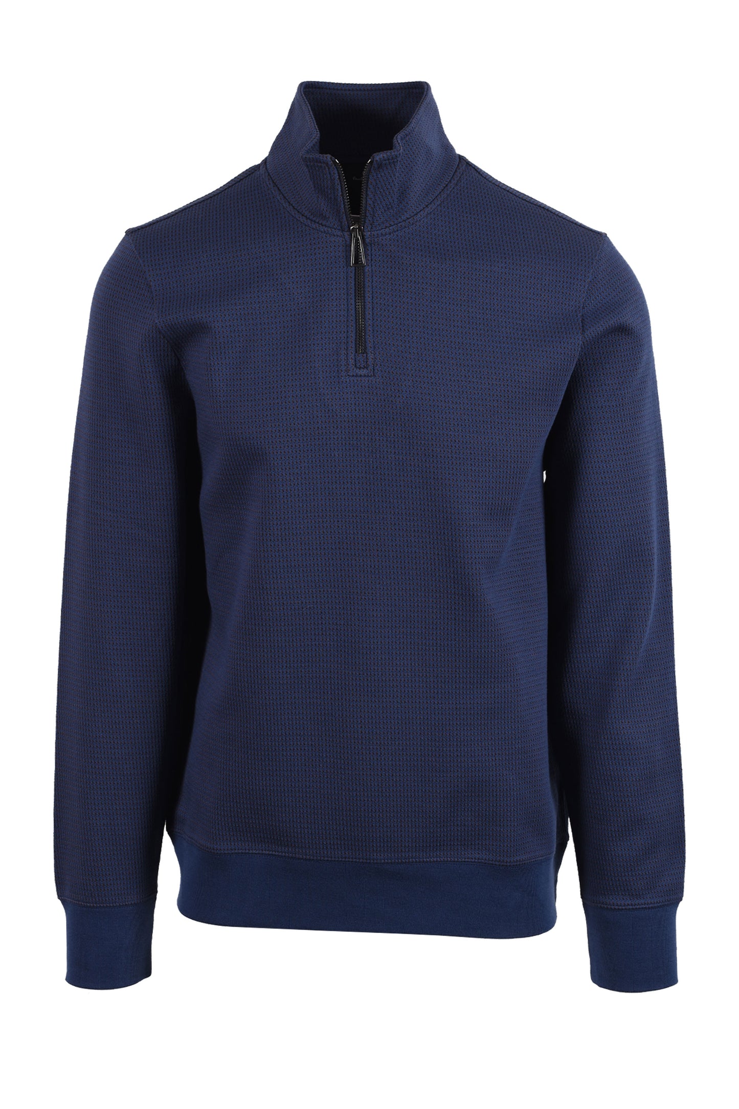 PAUL SMITH CLASSIC HALF ZIP BLUE Paul Smith Michael Stewart Menswear  Knitwear