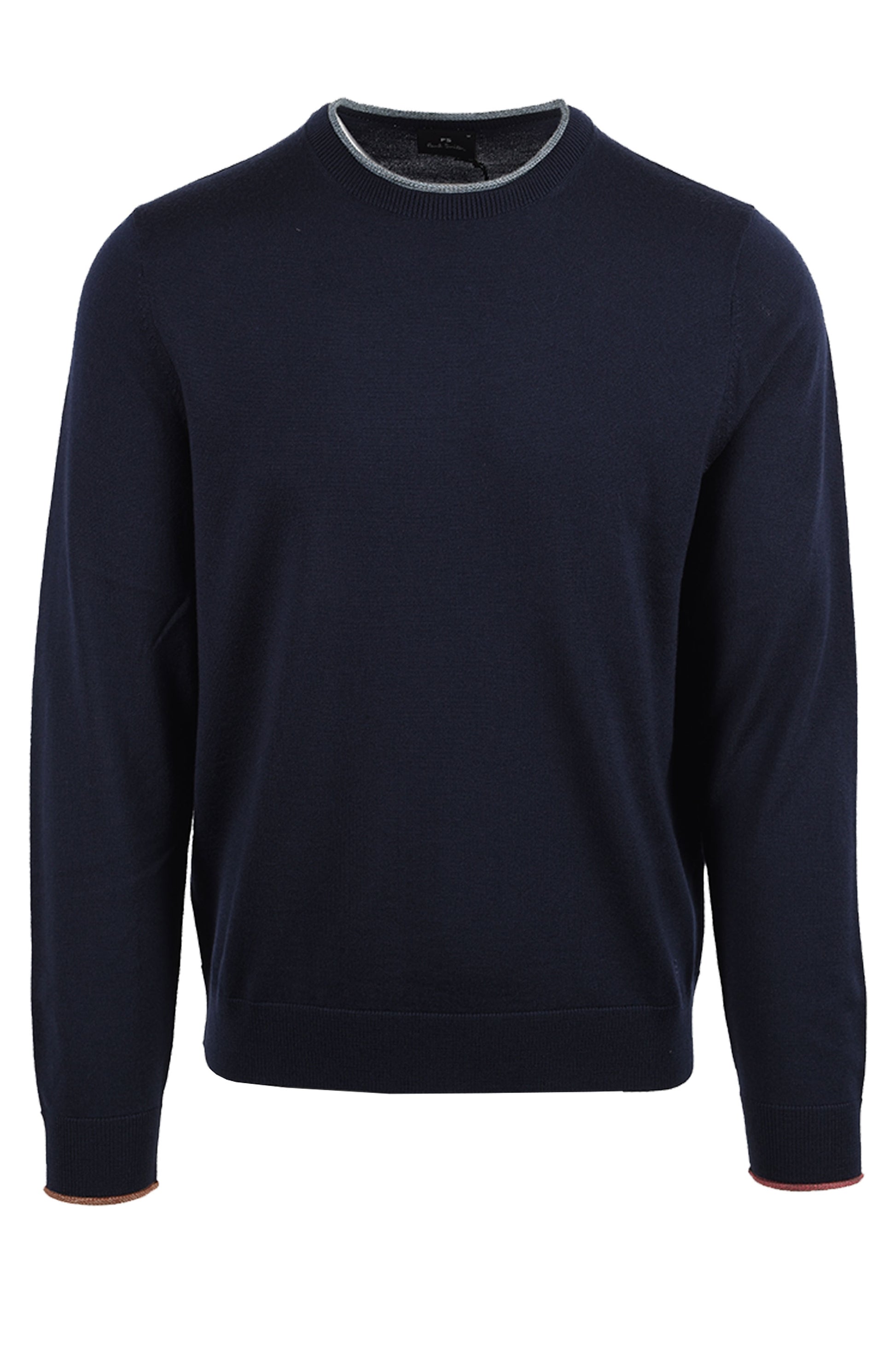 PAUL SMITH CREW NECK SWEATSHIRT NAVY Paul Smith Michael Stewart Menswear  Knitwear