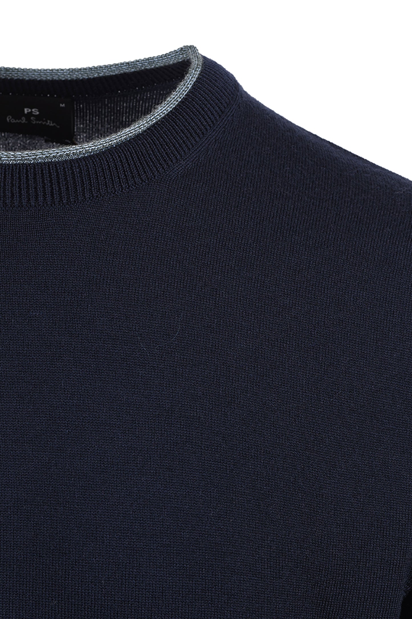 PAUL SMITH CREW NECK SWEATSHIRT NAVY Paul Smith Michael Stewart Menswear  Knitwear