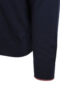 PAUL SMITH CREW NECK SWEATSHIRT NAVY Paul Smith Michael Stewart Menswear  Knitwear