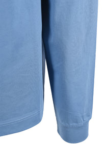 PAUL SMITH LONG SLEEVE POLO BLUE Paul Smith Michael Stewart Menswear  Polo Shirts