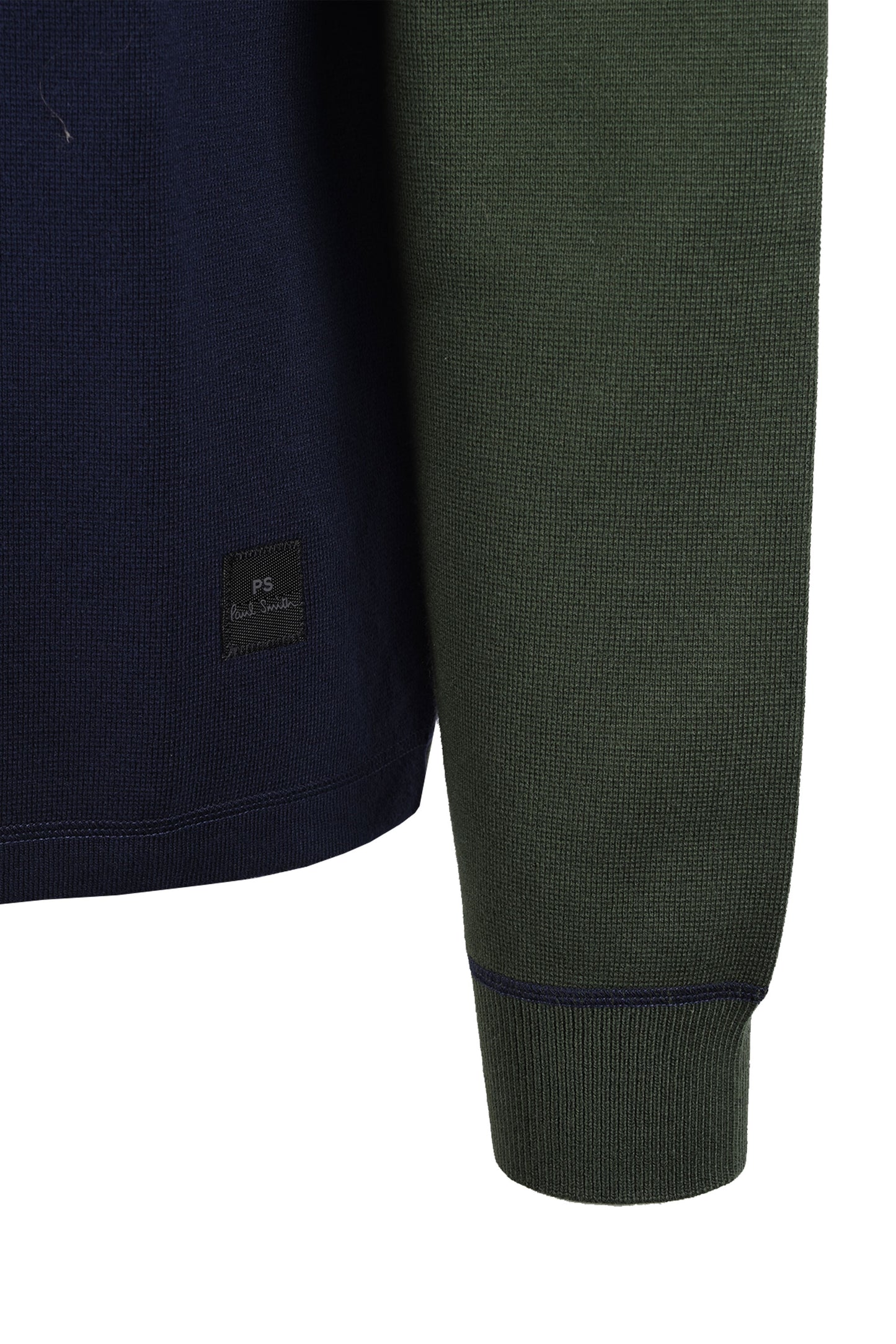 PAUL SMITH LONG SLEEVE POLO BLUE Paul Smith Michael Stewart Menswear  Polo Shirts