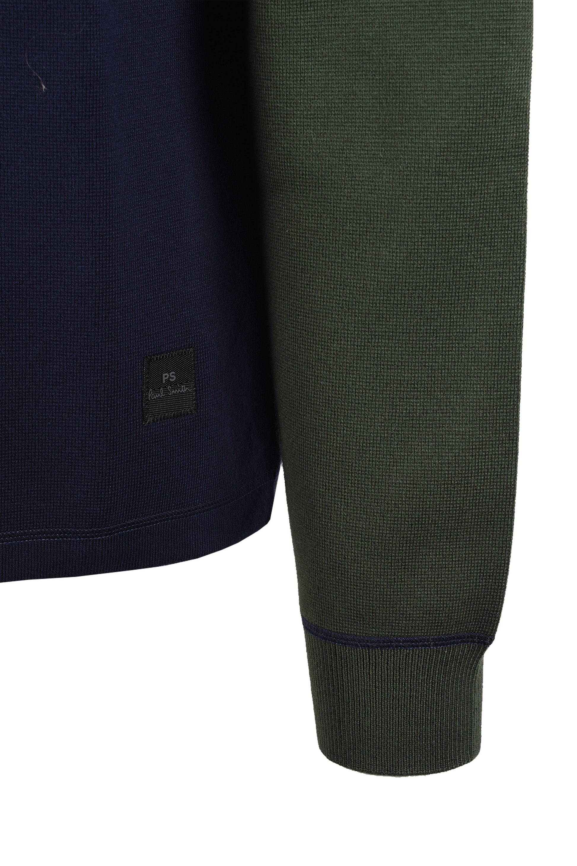 PAUL SMITH LONG SLEEVE POLO BLUE Paul Smith Michael Stewart Menswear  Polo Shirts