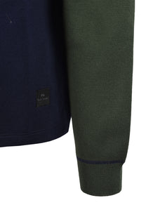 PAUL SMITH LONG SLEEVE POLO BLUE Paul Smith Michael Stewart Menswear  Polo Shirts