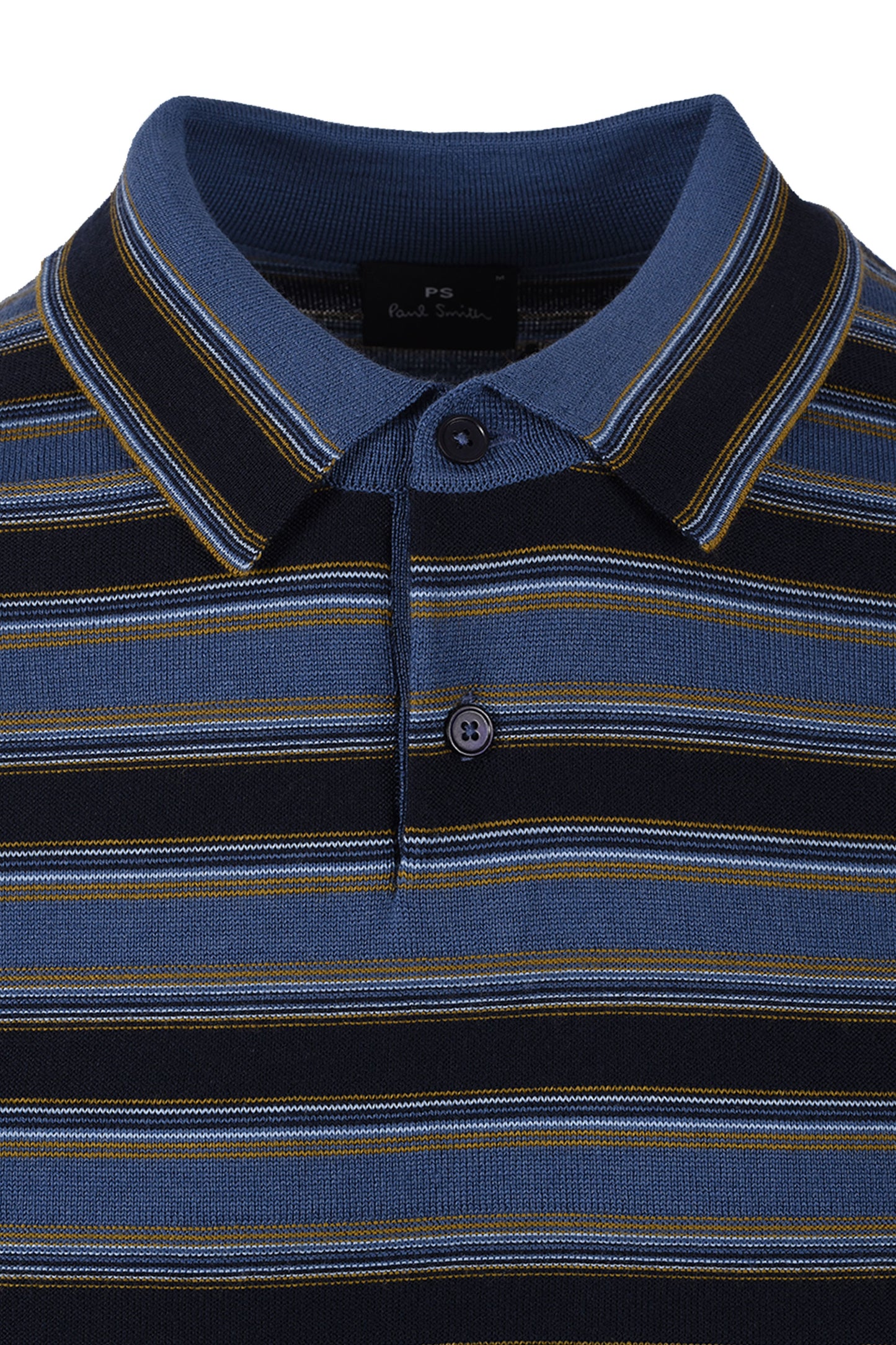 PAUL SMITH LS POLO NAVY Paul Smith Michael Stewart Menswear  Polo Shirts
