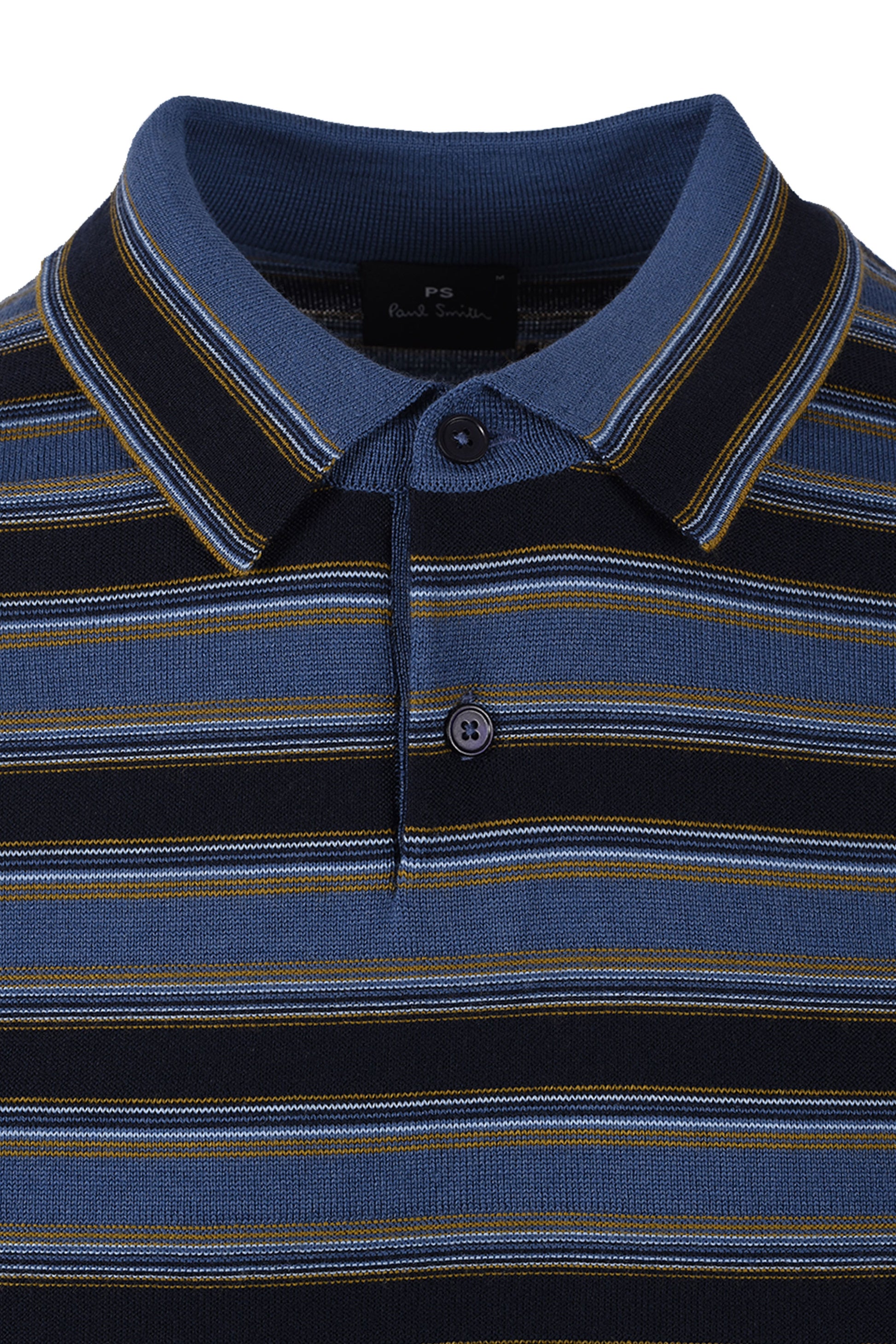 PAUL SMITH LS POLO NAVY Paul Smith Michael Stewart Menswear  Polo Shirts