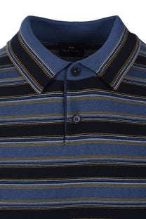 PAUL SMITH LS POLO NAVY Paul Smith Michael Stewart Menswear  Polo Shirts