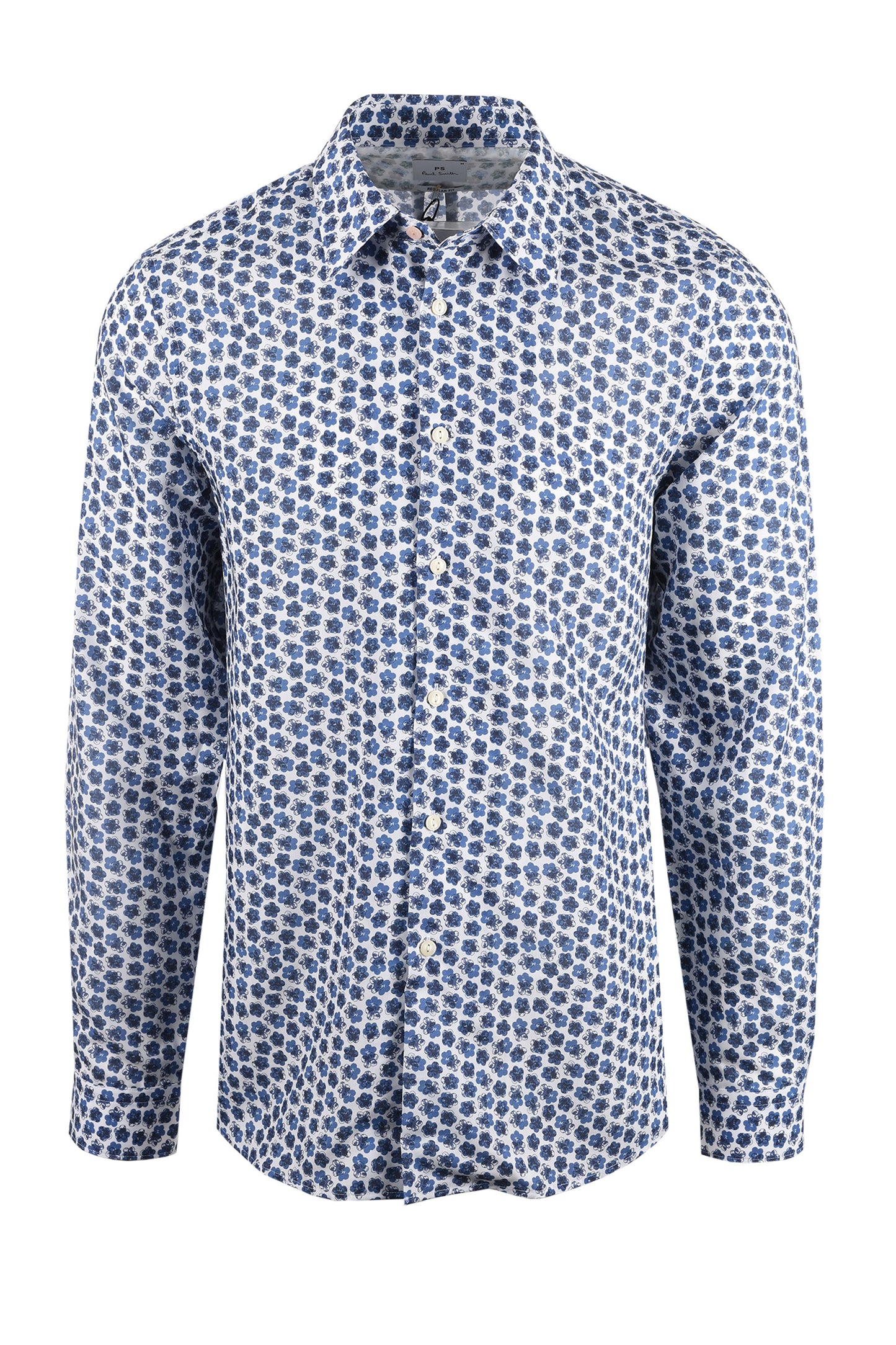 PAUL SMITH LS REG FIT SHIRT BLUE Paul Smith Michael Stewart Menswear