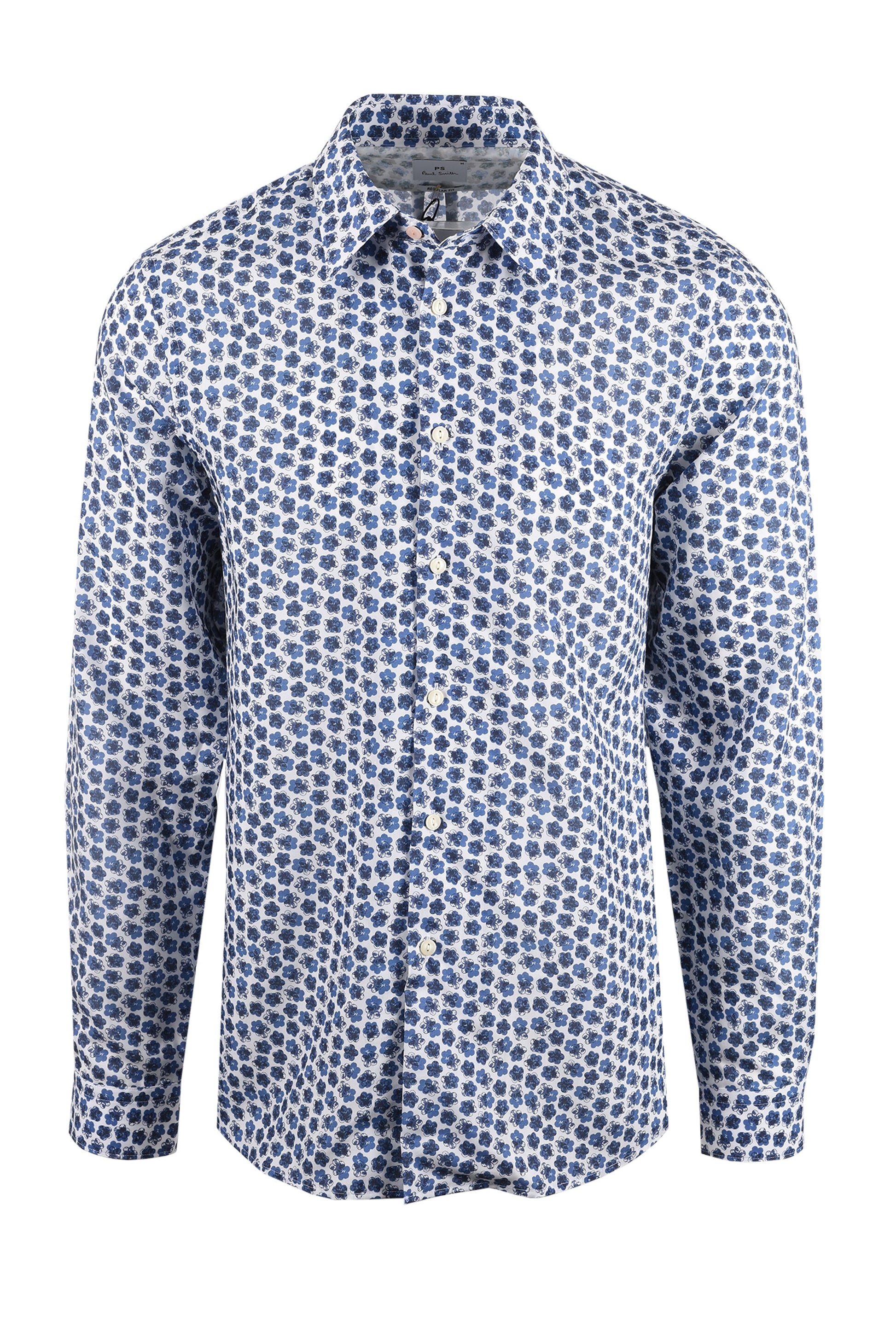 PAUL SMITH LS REG FIT SHIRT BLUE Paul Smith Michael Stewart Menswear