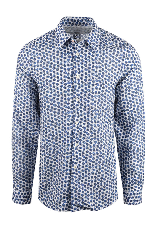 PAUL SMITH LS REG FIT SHIRT BLUE Paul Smith Michael Stewart Menswear