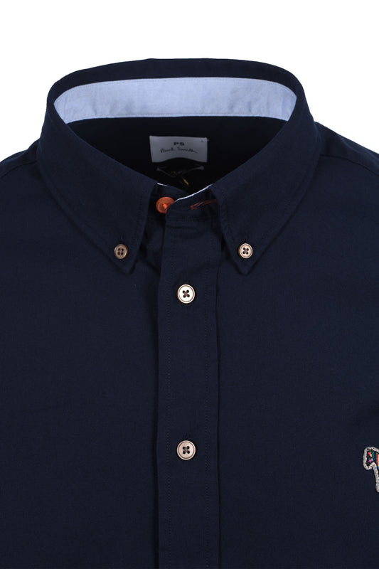PAUL SMITH LS TAILORED FIT SHIRT NAVY