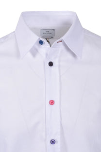 PAUL SMITH LS TAILORED FIT SHIRT WHITE Paul Smith