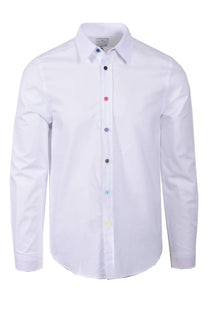 PAUL SMITH LS TAILORED FIT SHIRT WHITE Paul Smith