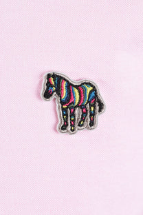 PAUL SMITH LS TAILORED FIT SHIRT ZEBRA BADGE PINK Paul Smith Michael Stewart Menswear  Shirts