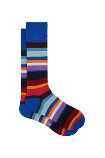 PAUL SMITH MAREK STRIPE SOCK MULTI BLUE STRIPE Paul Smith