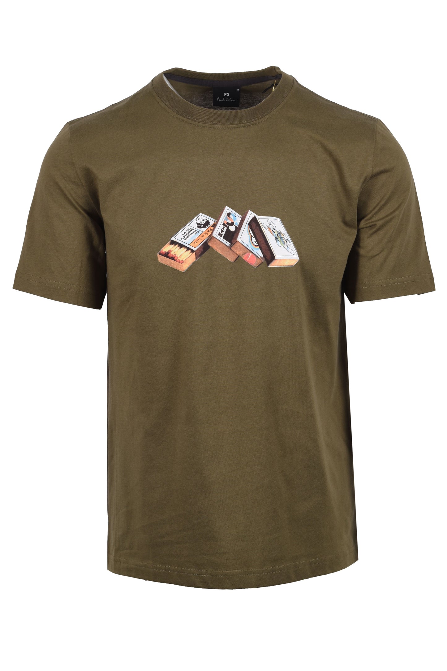 PAUL SMITH MATCHBOXES T-SHIRT SAGE