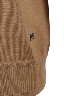 PAUL SMITH MERINO SWEATER SS POLO BEIGE Paul Smith