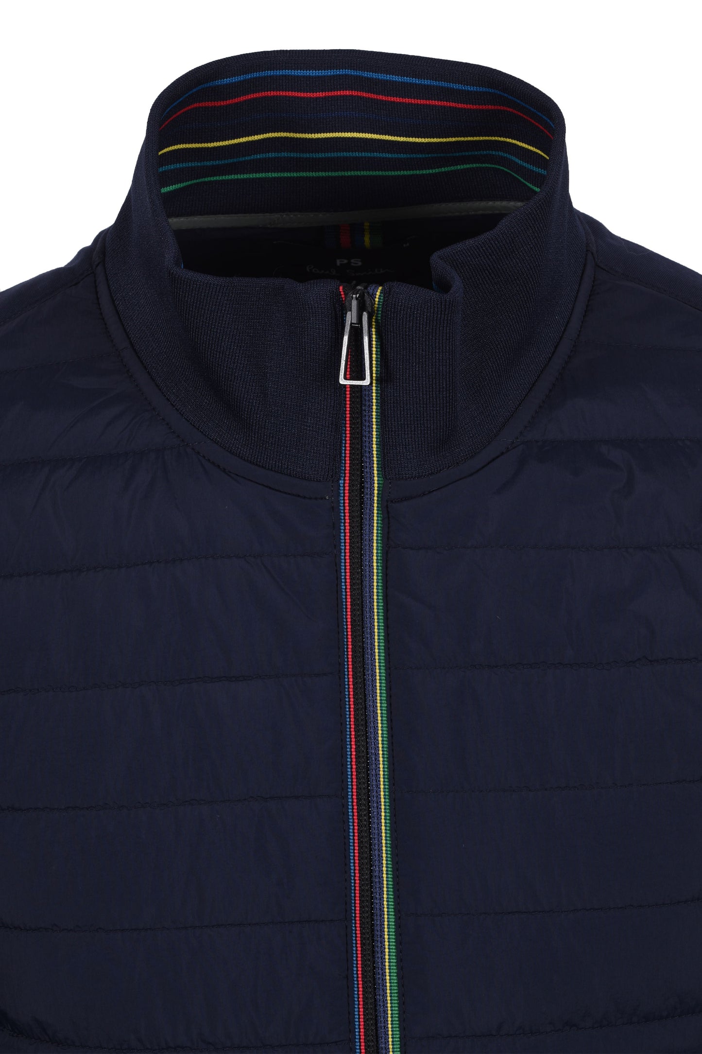PAUL SMITH MIXED MEDIA JACKET BLUE