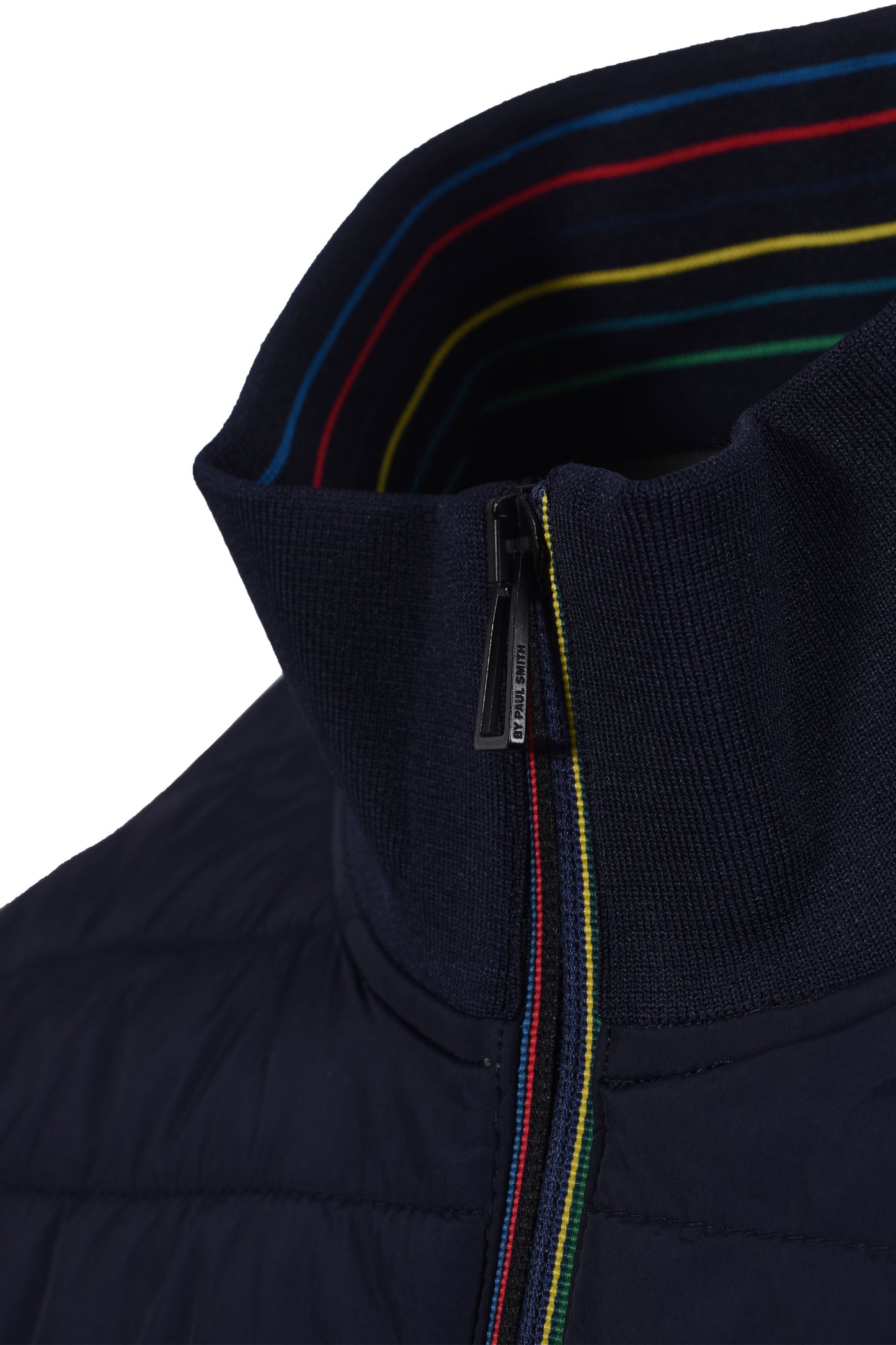 PAUL SMITH MIXED MEDIA JACKET BLUE