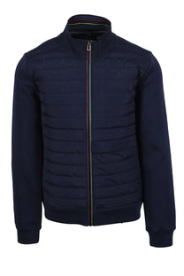 PAUL SMITH MIXED MEDIA JACKET BLUE Paul Smith