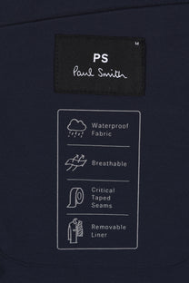 PAUL SMITH PARKA DETACHABLE LINER NAVY Paul Smith Michael Stewart Menswear  Jackets