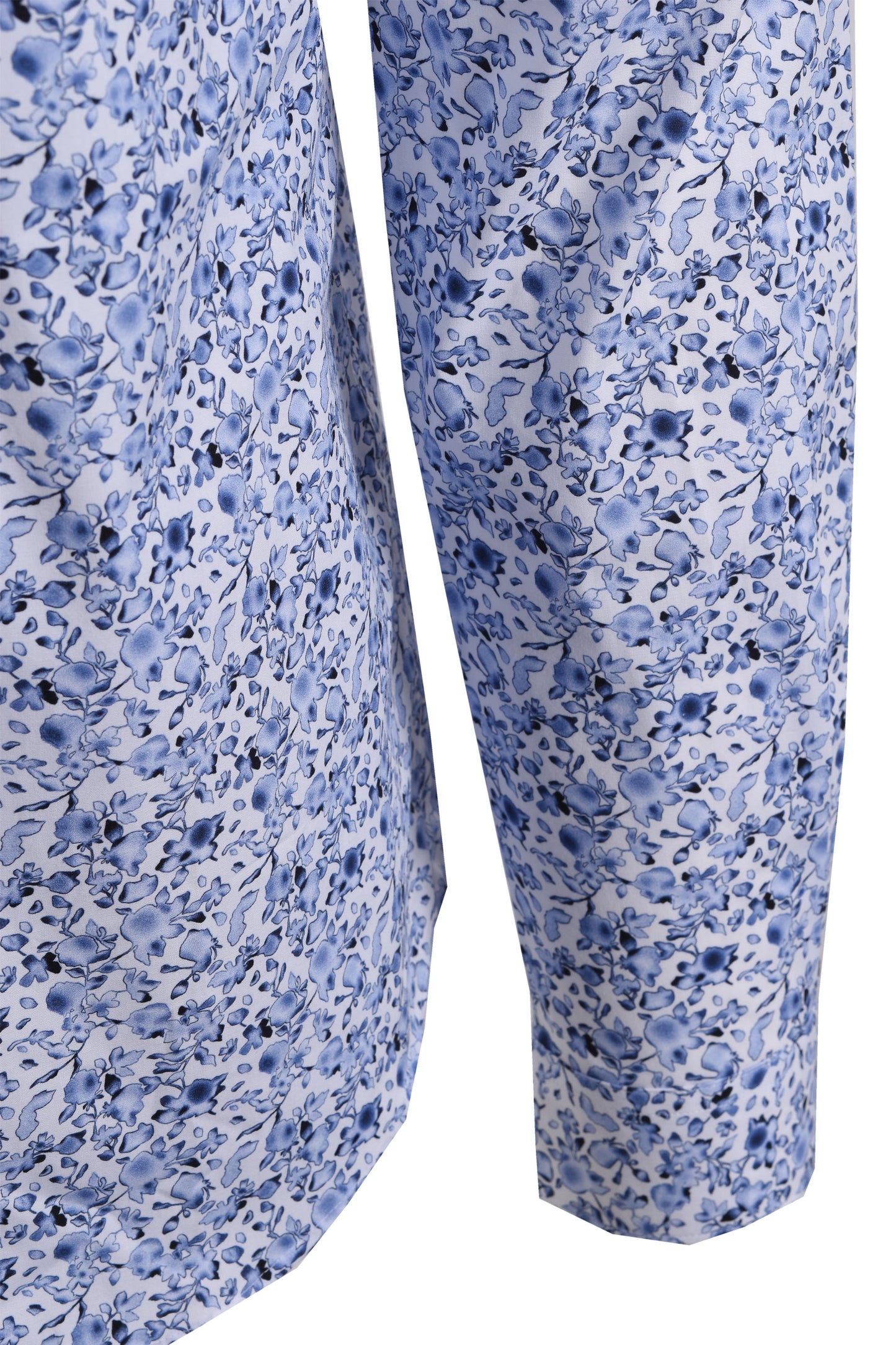 PAUL SMITH PATTERNED LS TAILORED FIT SHIRT LIGHT BLUE