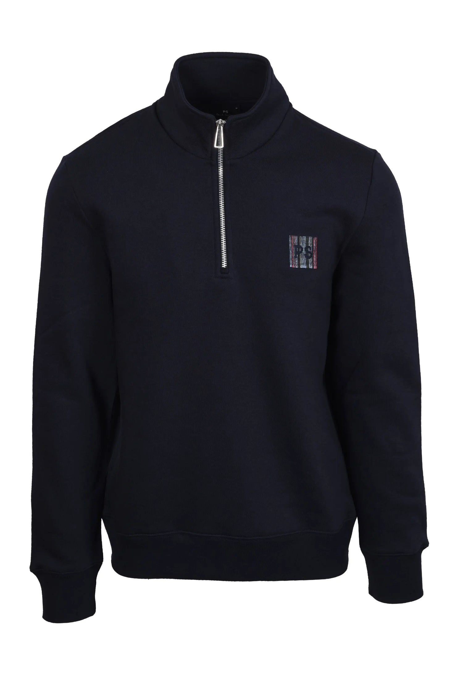 PAUL SMITH PS LOGO HALF ZIP SWEAT NAVY Paul Smith