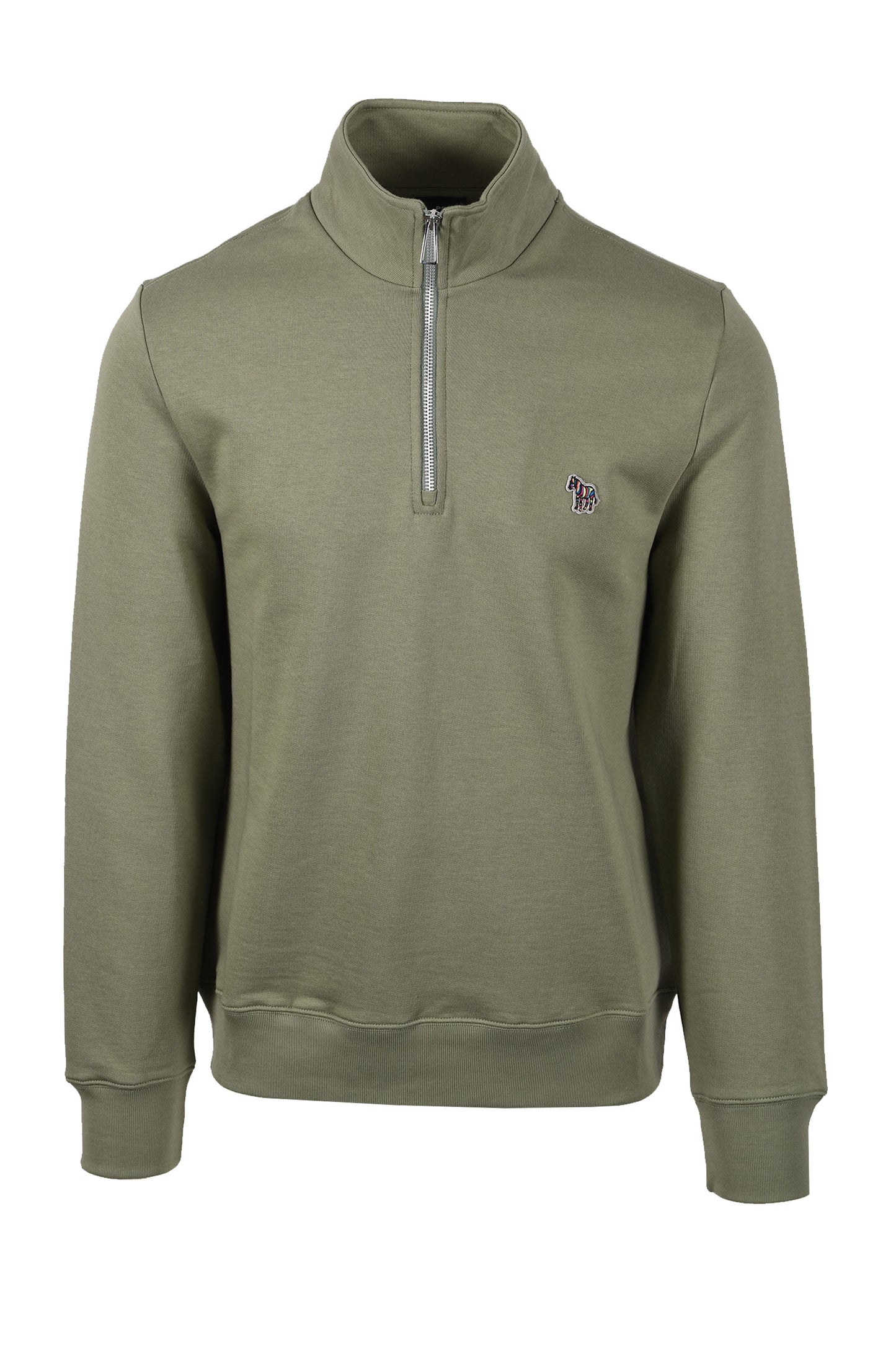 PAUL SMITH REG FIT HALF ZIP GREEN 2 Paul Smith Michael Stewart Menswear  Knitwear