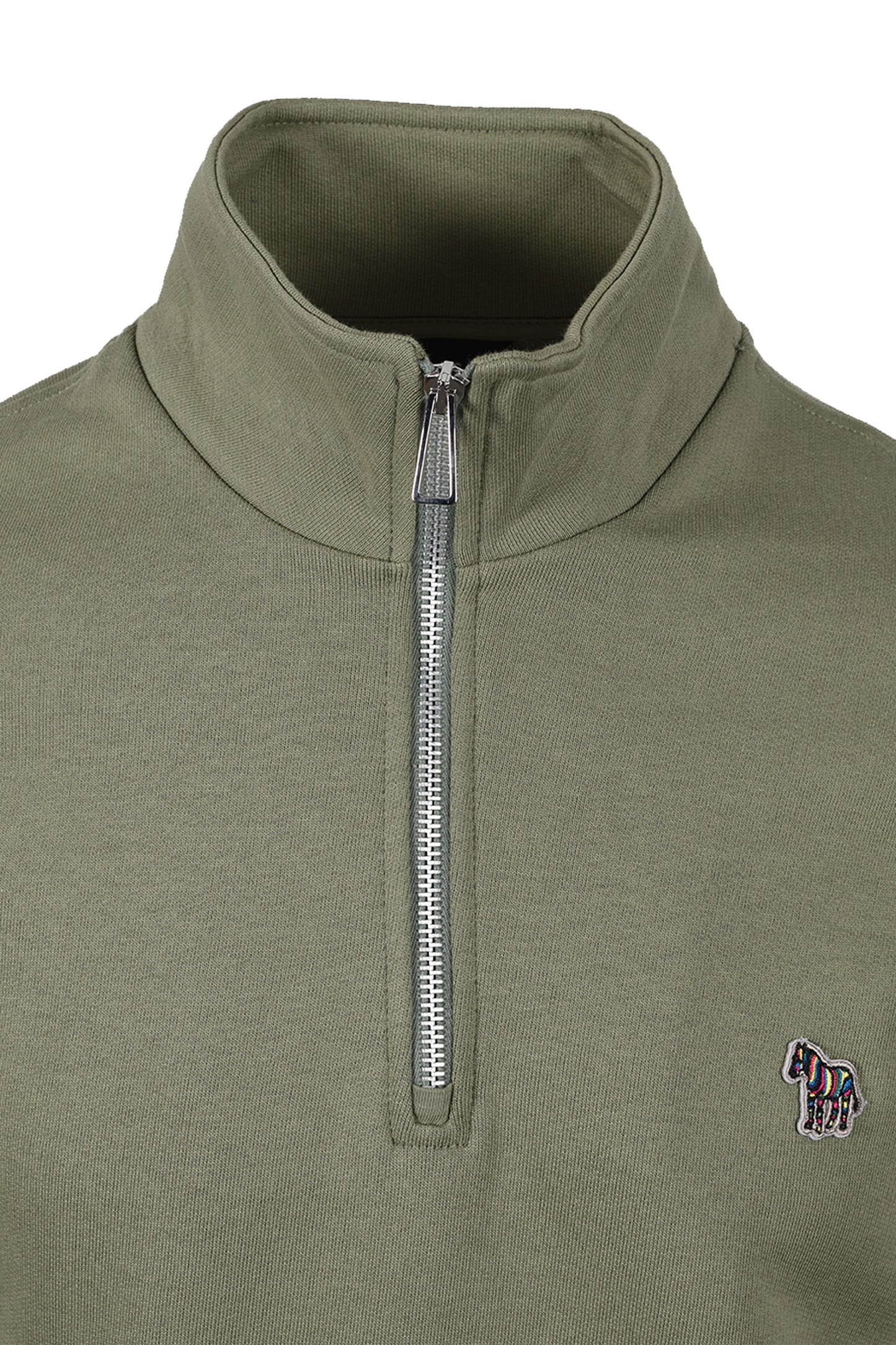 PAUL SMITH REG FIT HALF ZIP GREEN 2 Paul Smith Michael Stewart Menswear  Knitwear