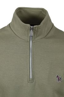 PAUL SMITH REG FIT HALF ZIP GREEN 2 Paul Smith Michael Stewart Menswear  Knitwear