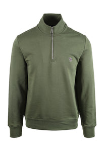 PAUL SMITH REG FIT HALF ZIP GREEN Paul Smith Michael Stewart Menswear