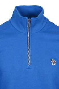 PAUL SMITH REG FIT HALF ZIP SWEATSHIRT BLUE Paul Smith