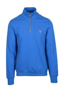 PAUL SMITH REG FIT HALF ZIP SWEATSHIRT BLUE Paul Smith