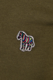 PAUL SMITH REG FIT HALF ZIP SWEATSHIRT SAGE Paul Smith