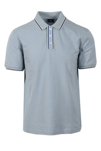 PAUL SMITH REG FIT TIPPED POLO BLUE Paul Smith