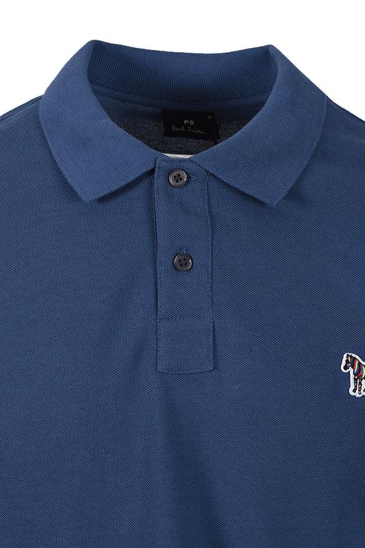PAUL SMITH REG FIT POLO BLUE Paul Smith Michael Stewart Menswear  Polo Shirts