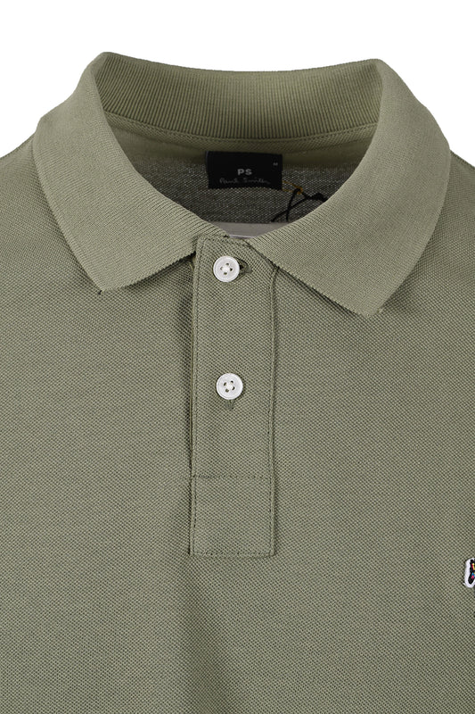 PAUL SMITH REG FIT POLO GREEN 2 Paul Smith Michael Stewart Menswear  Polo Shirts