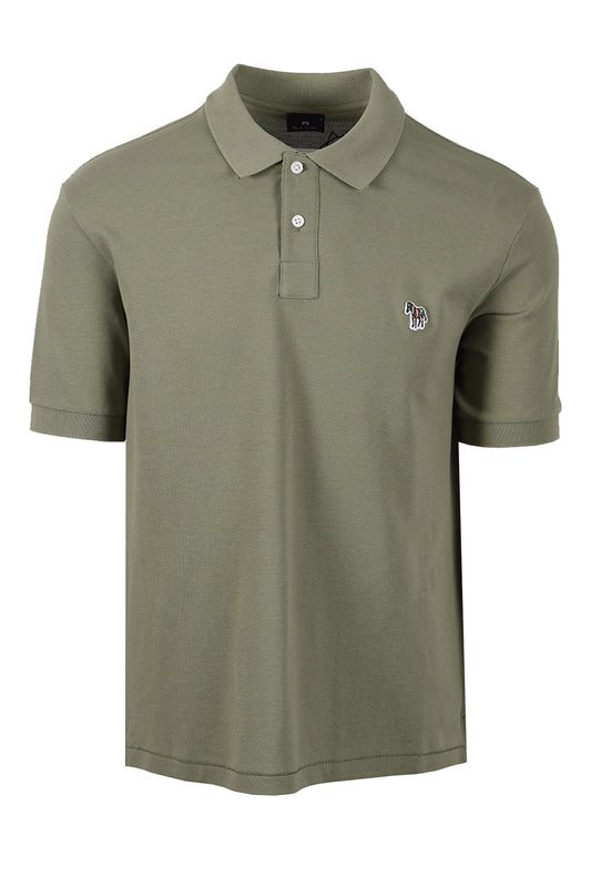 PAUL SMITH REG FIT POLO GREEN 2 Paul Smith Michael Stewart Menswear  Polo Shirts