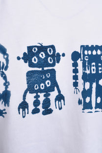 PAUL SMITH REG FIT ROBOTS T-SHIRT WHITE Paul Smith