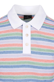 PAUL SMITH REG FIT SS POLO MULTI COLOURED Paul Smith