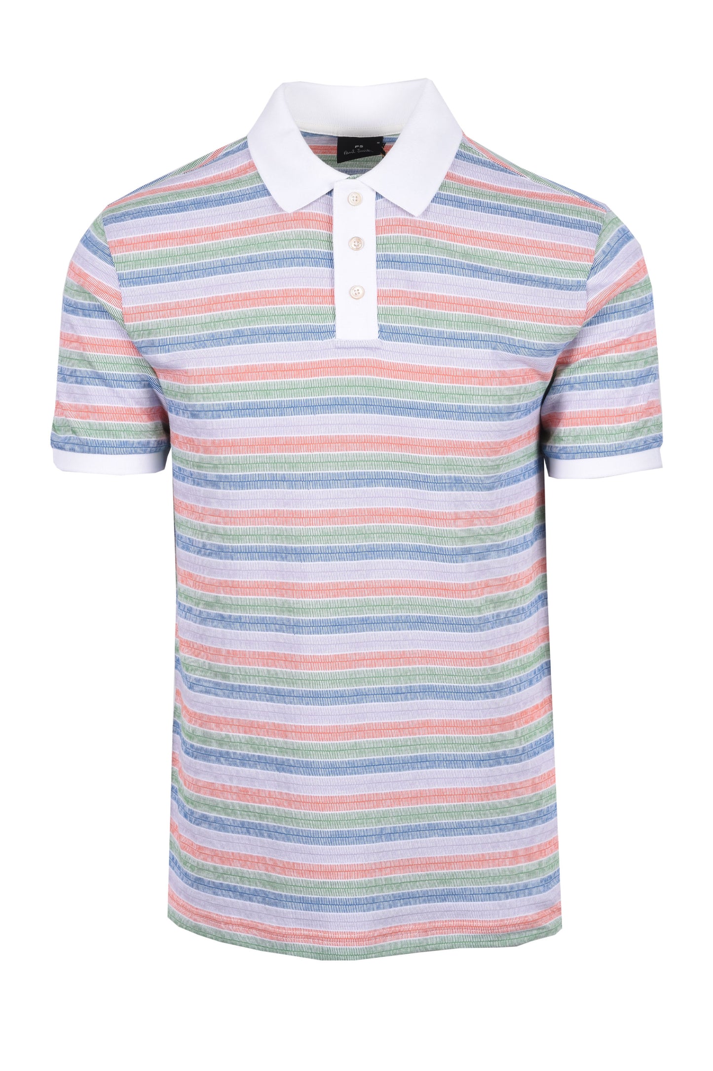 PAUL SMITH REG FIT SS POLO MULTI COLOURED