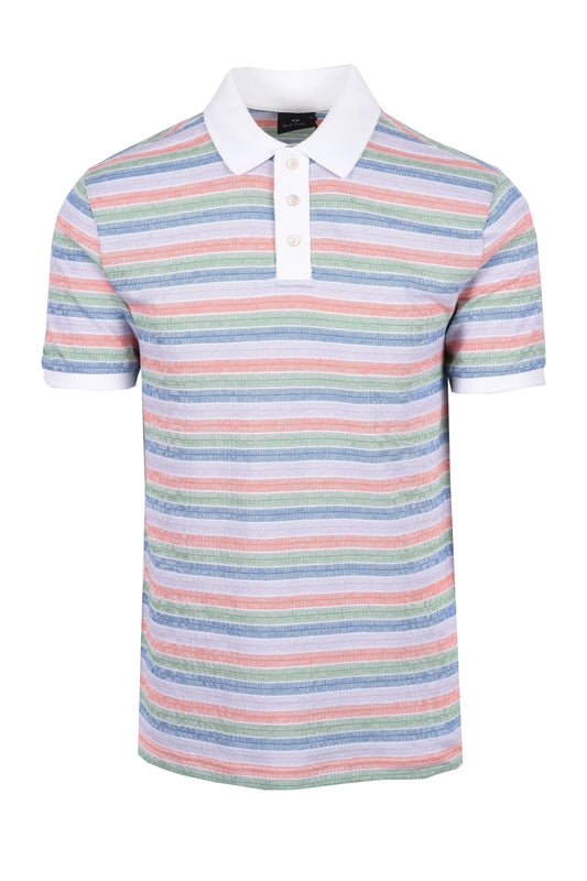 PAUL SMITH REG FIT SS POLO MULTI COLOURED Paul Smith