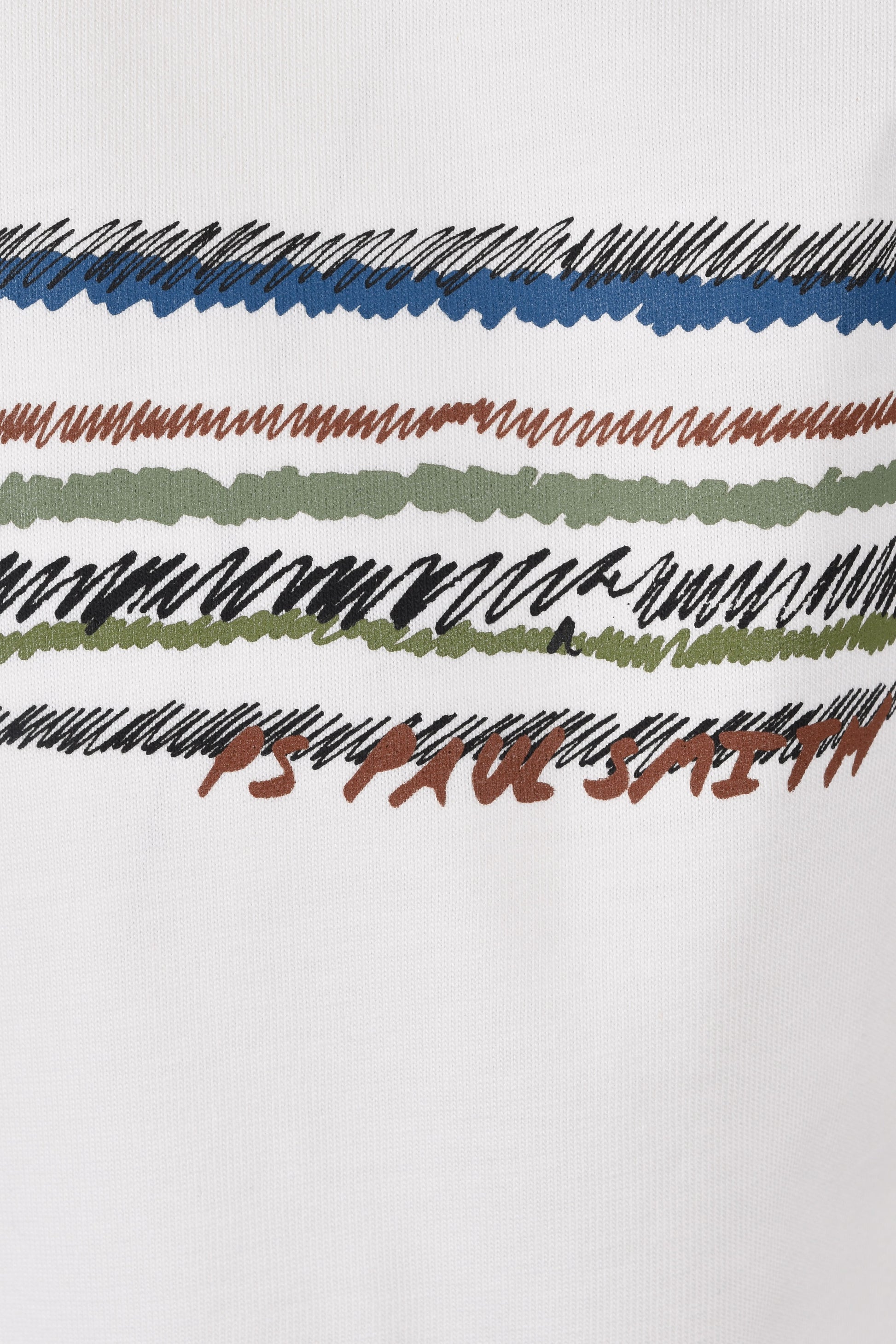 PAUL SMITH REG FIT STRIPE T-SHIRT WHITE Paul Smith Michael Stewart Menswear  T-Shirts