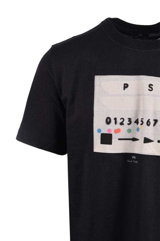 PAUL SMITH REG FIT T-SHIRT BLACK Paul Smith Michael Stewart Menswear