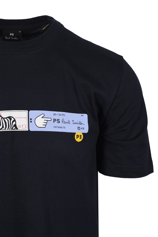 PAUL SMITH REG FIT T-SHIRT DARK NAVY