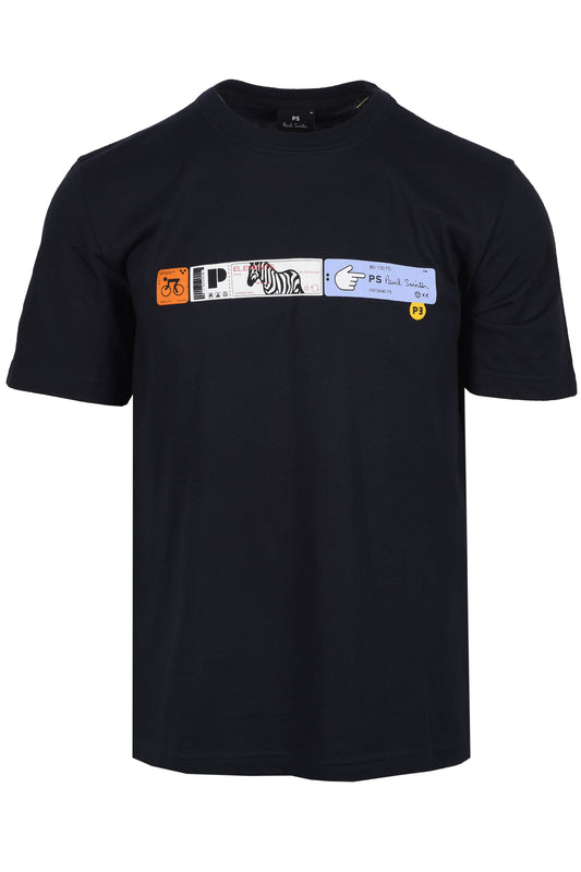 PAUL SMITH REG FIT T-SHIRT DARK NAVY