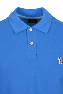 PAUL SMITH REG FIT ZEBRA POLO BLUE Paul Smith