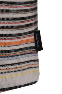 PAUL SMITH REGULAR FIT KNITTED T-SHIRT MULTI STRIPE Paul Smith Michael Stewart Menswear  T-Shirts