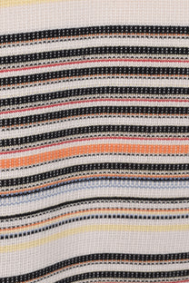 PAUL SMITH REGULAR FIT KNITTED T-SHIRT MULTI STRIPE Paul Smith Michael Stewart Menswear  T-Shirts