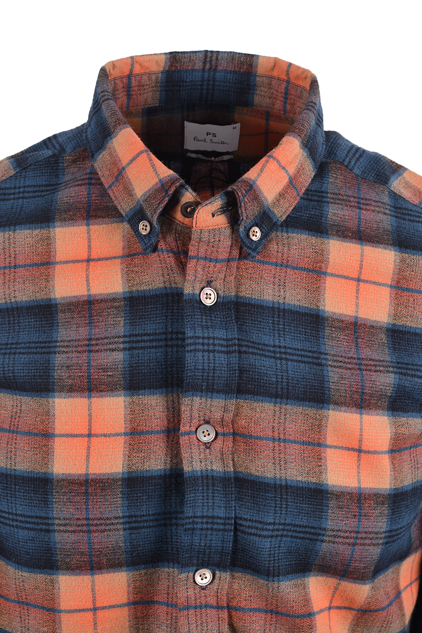PAUL SMITH REGULAR FIT SHIRT ORANGE Paul Smith Michael Stewart Menswear  Shirts
